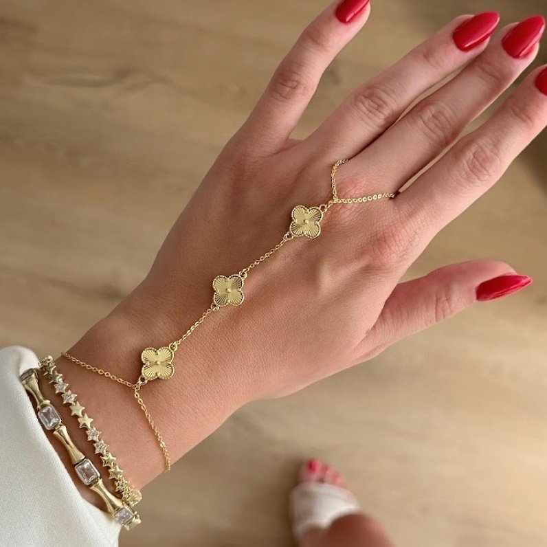 Altın Kaplama Yonca Marka Model Gold Şahmeran