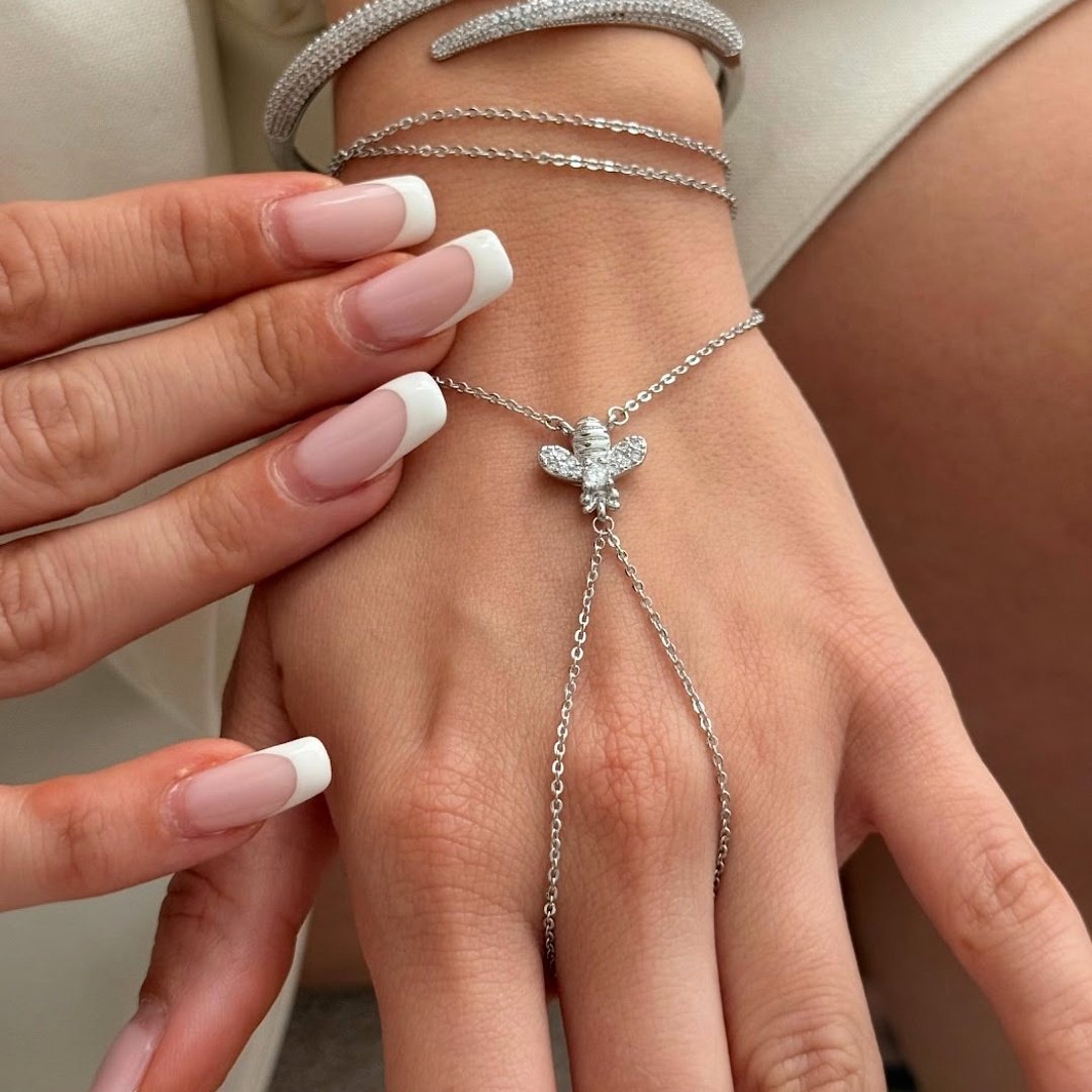 Özel Seri Arı Figürlü Silver Şahmeran