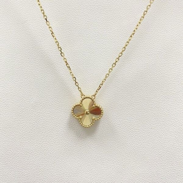 Altın Kaplama Tekli Yonca Gold Kolye