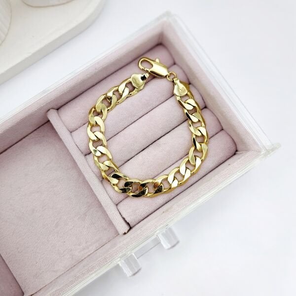 Altın Kaplama 14K Gold Klasik Zincir Bileklik