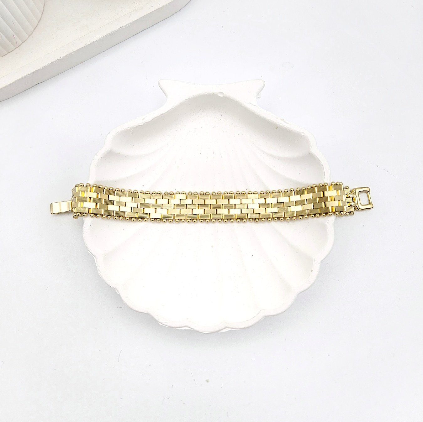 Altın Kaplama 14K Hasır Model Gold Bileklik