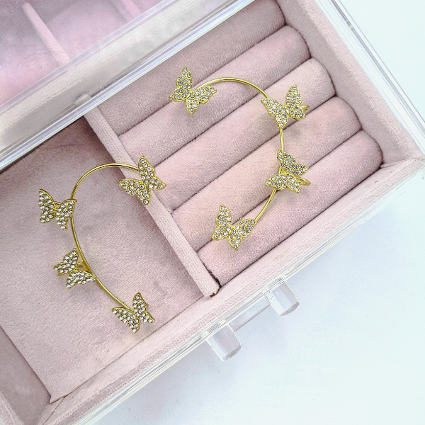 Kelebek Gold Kulak Aksesuarı