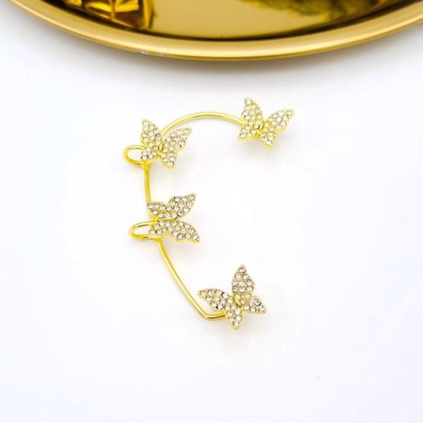 Kelebek Gold Kulak Aksesuarı