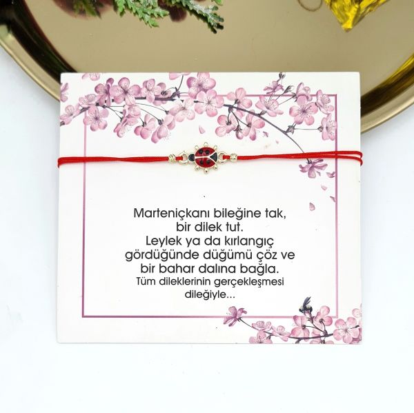 Marteniçka Uğur Böceği Bileklik